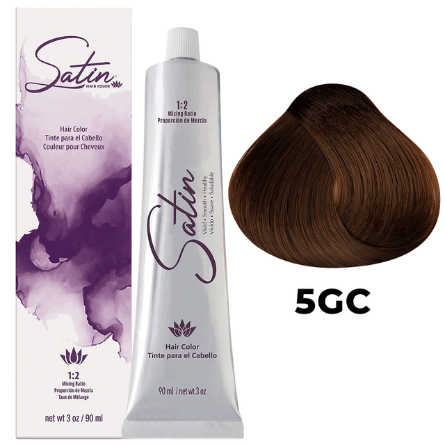 SATIN HAIR COLOR 5GC LIGHT GOLDEN COPPER CHESTNUT