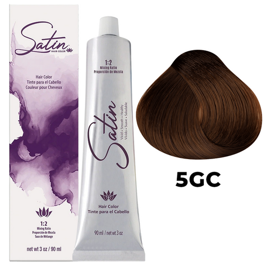 SATIN HAIR COLOR 5GC LIGHT GOLDEN COPPER CHESTNUT