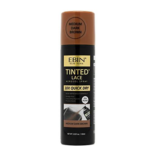 EBIN NEW YORK TINTED LACE MEDIUM DARK BROWN
