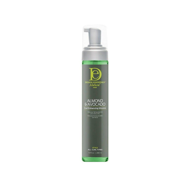 DESIGN ESSENTIALS ALNOND & AVO CURL ENHANCING MOUSSE 10FL OZ