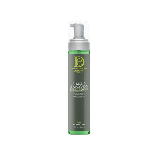 DESIGN ESSENTIALS ALNOND & AVO CURL ENHANCING MOUSSE 10FL OZ