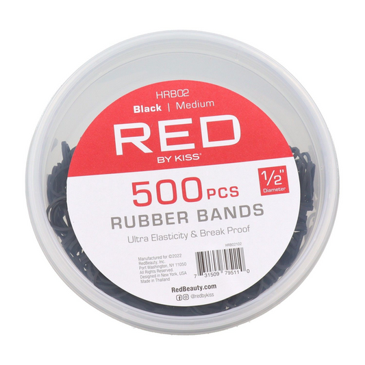 RED BY KISS 500 RUBBER BANDS HRB02