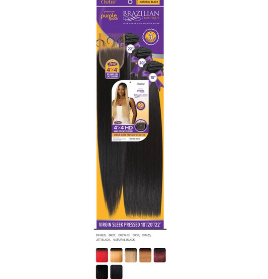 OUTRE BRAZILIAN BOUTIQUE SLEEK COLOR NATURAL BLACK