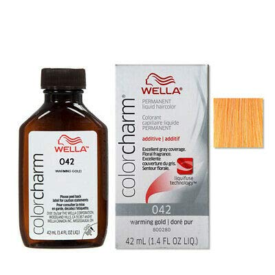 WELLA COLORCHARM LIQUID 042 WARMING GOLD