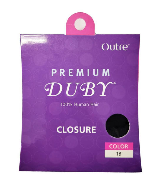 OUTRE HUMAN HAIR DUBY CLOSURE COLOR 1B