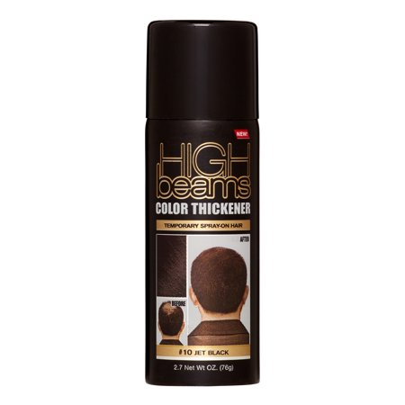 HIGH BEAMS TEMPORARY SPRAY ON HAIRCOLOR #10 JET BLACK