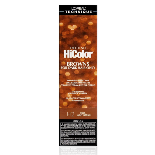 LOREAL HICOLOR H2 COOL LIGHT BROWN