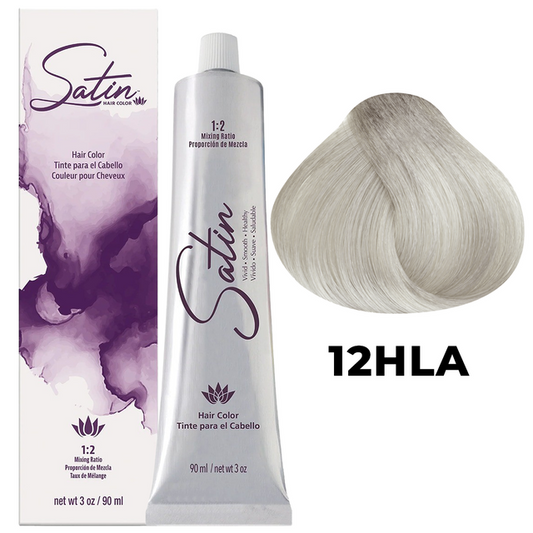 SATIN HAIR COLOR 12HLA HIGH LIFT ASH BLONDE