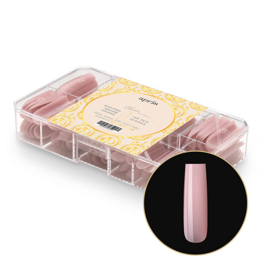 APRES GEL-X PINK 150PCS XXLONG SQUARE