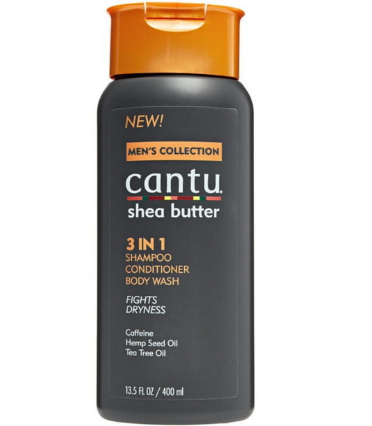 CANTU SHEA BUTTER 3 IN 1 SHAMPOO CONDITIONER BODY WASH