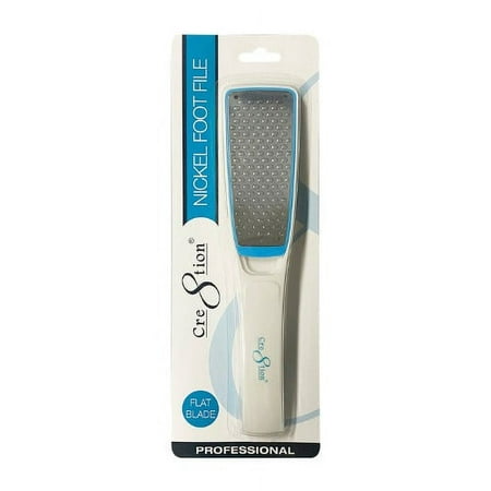 CRE8TION NICKEL FOOT FILE FLAT BLADE