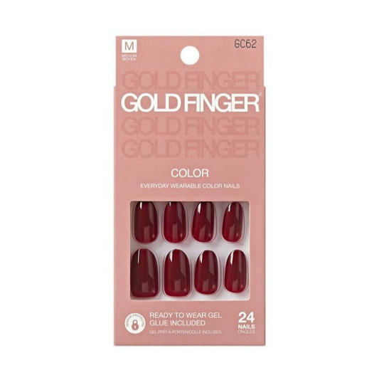 KISS NAIL GOLD FINGER GC62