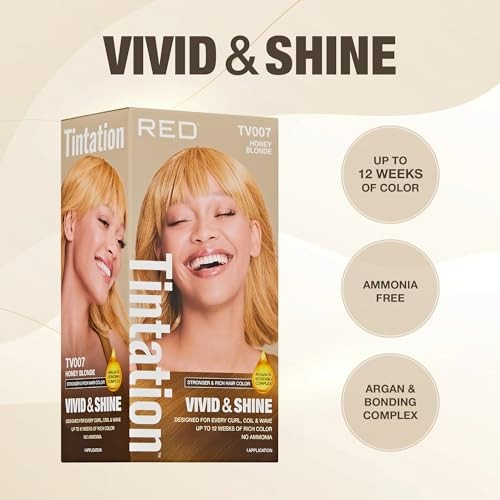 RED TINTATION PERMANENT TV007 HONEY BLONDE