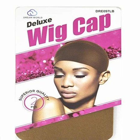 DREAM WORLD WIG CAP L BROWN