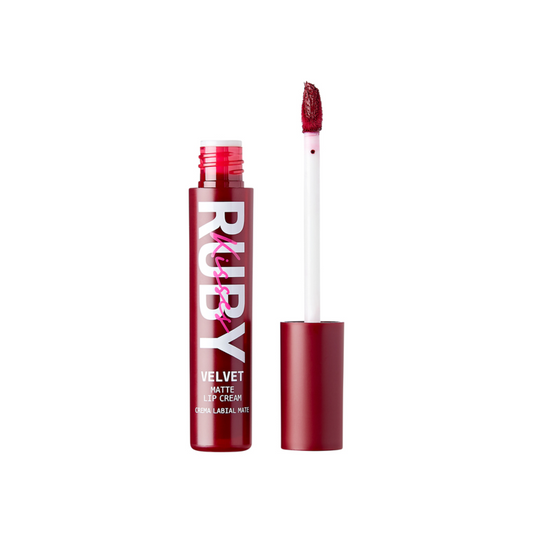 RUBY KISSES VELVET MAT LIP CRE VLC03 SCARLET ROUGE