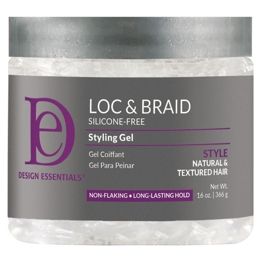 DESIGN ESSENTIALS LOC & BRAID STYLING GEL 16OZ