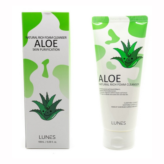 LUNES ALOE NATURAL RICH FOAM CLEANSER