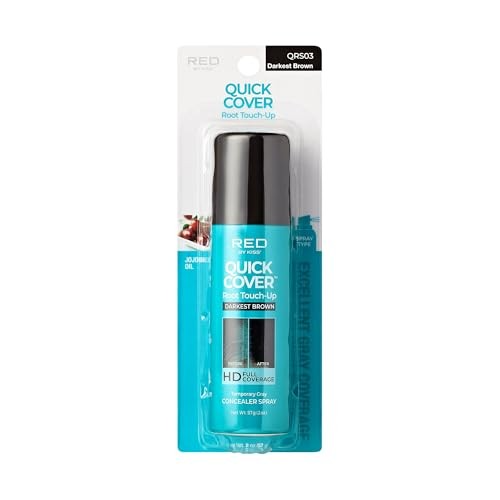 RED BY KISS QUICK COVER QRS03 DARKEST BROWN