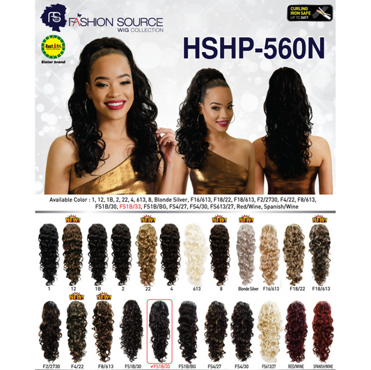 FASHION SOURCE PONYTAIL HSHP-560N COLOR 4