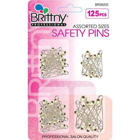 DREAM WORLD SAFETY PINS 125PCS 4 ASST SIZE BR58202