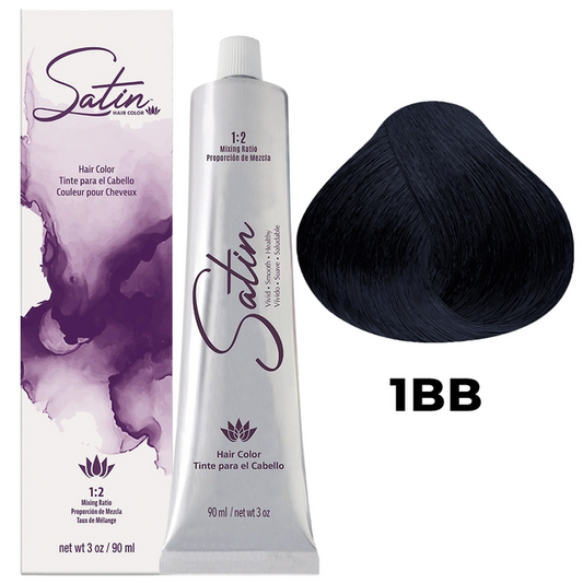 SATIN HAIR COLOR 1BB BLUE BLACK