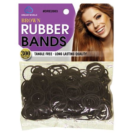 DREAM WORLD DRE2003 RUBBER BANDS 300PCS BROWN