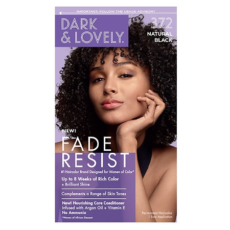 DARK & LOVELY HAIR COLOR 372 NATURAL BLACK