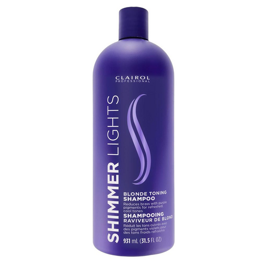 CLAIROL SHIMMER LIGHTS BLONDE TONING SHAMPOO 31.5FL OZ