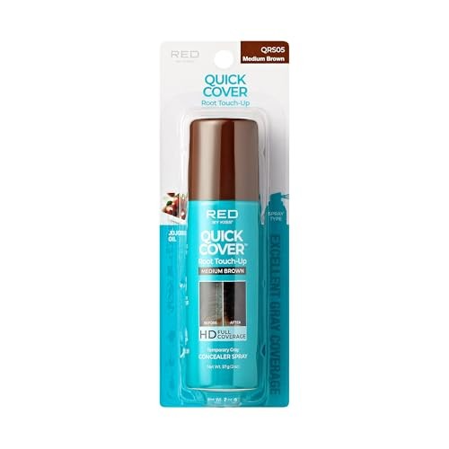 RED BY KISS QUICK COVER QRS05 MEDIUM BROWN