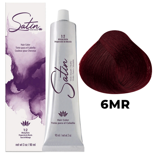 SATIN HAIR COLOR 6MR RED MAHOGANY