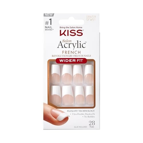 KISS NAIL ACRYLIC FRENCH SFW51