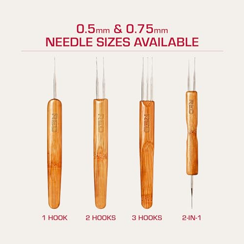 RED BY KISS 2IN1 HOOKS DREADLOCK CROCHET HOOK