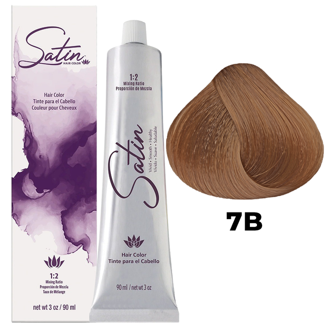 SATIN HAIR COLOR 7B BEIGE BLONDE