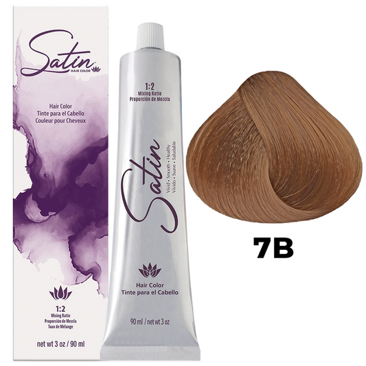 SATIN HAIR COLOR 7B BEIGE BLONDE