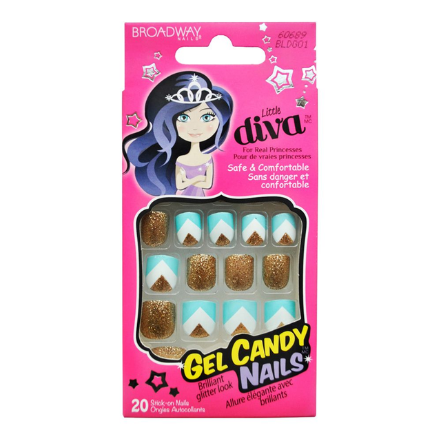 KISS NAIL GOLD FINGER LITTLE DIVA BLDG01