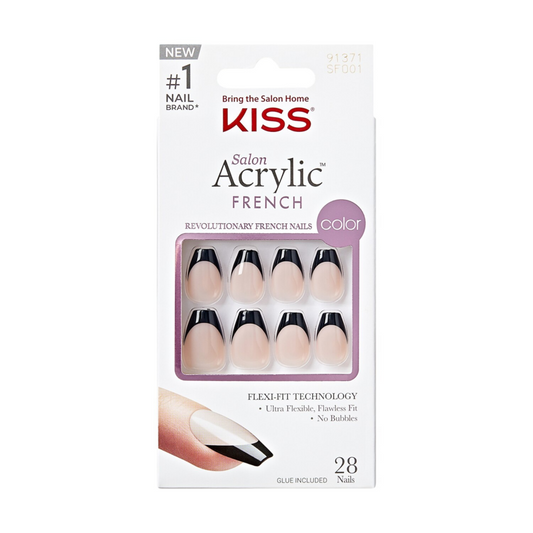 KISS NAIL ACRYLIC FRENCH SFO01