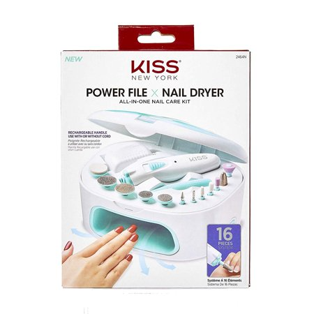 RED BY KISS POWER FILE + NAIL DRYER 2464N