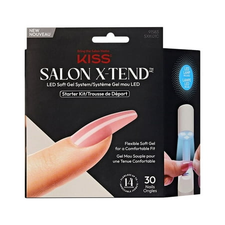 KISS NEW YORK SALON X-TEND LED SOFT GEL KIT SXK01