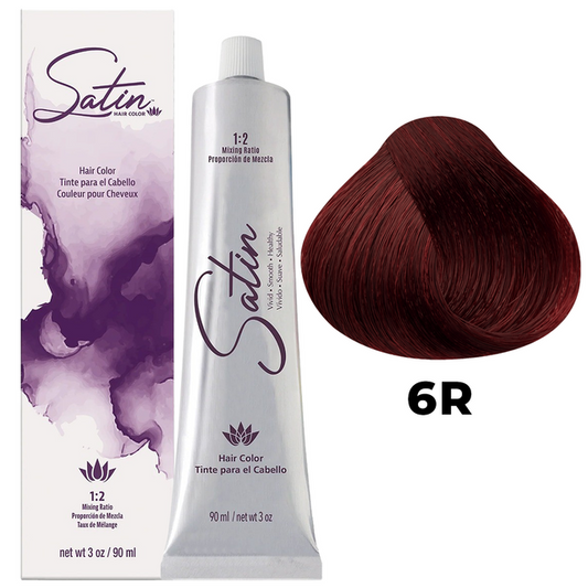 SATIN HAIR COLOR 6R DARK AUBURN BLONDE
