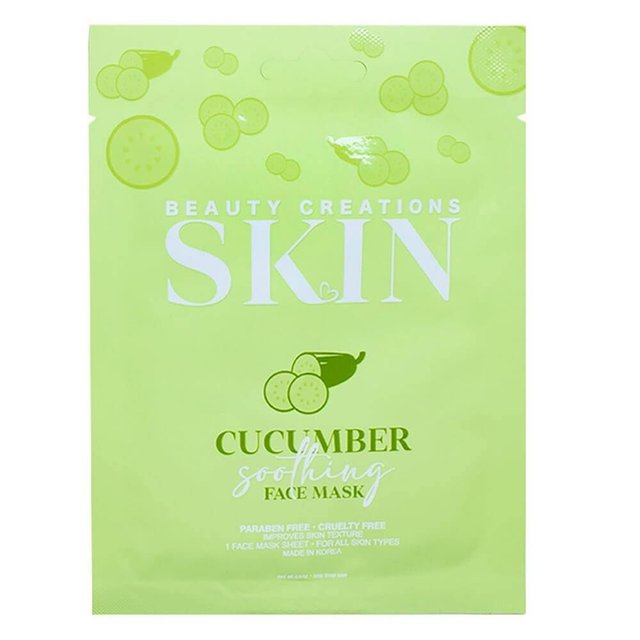 BEAUTY CREATIONS SKIN FACE MASK CUCUMBER