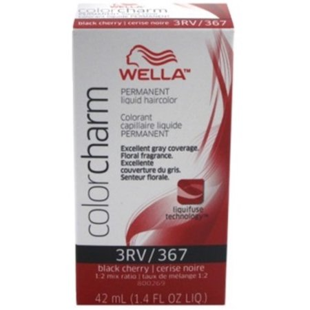WELLA COLORCHARM LIQUID 3RV/367 BLACK CHERRY