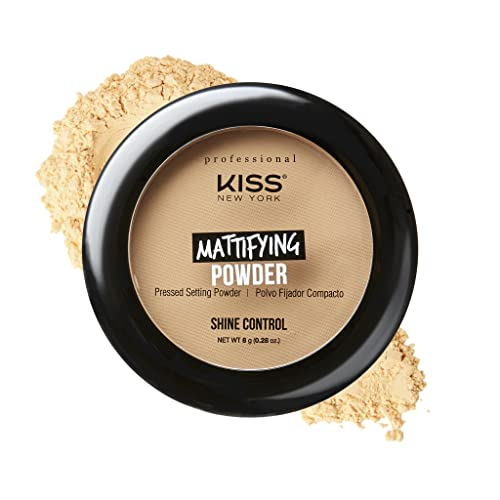 KISS NEW YORK KP01 TRANC. TAN MATTIFYING POWDER SHINE CONTROL