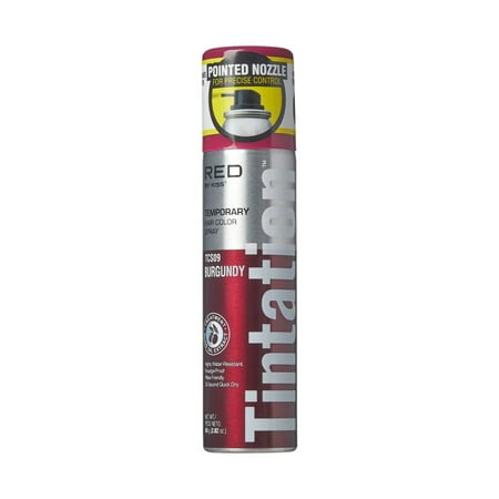 RED BY KISS HAIR COLOR SPRAY BURGUNDY TCS09