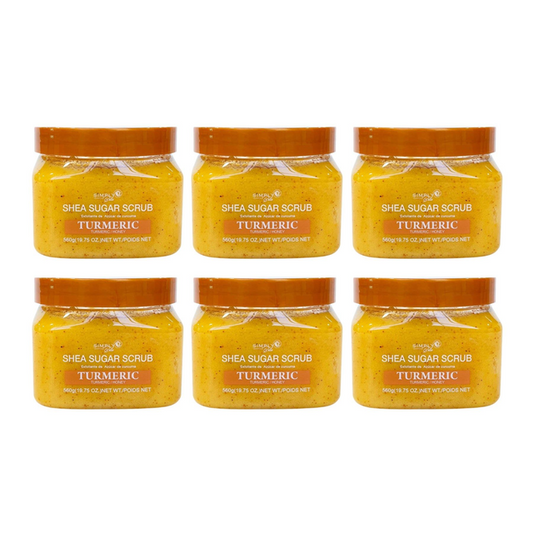 SIMPLY BELLA SHEA SUGAR SCRUB TURMERIC 19.75 OZ
