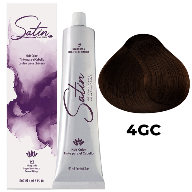 SATIN HAIR COLOR 4GC GOLDEN COPPER CHESTNUT