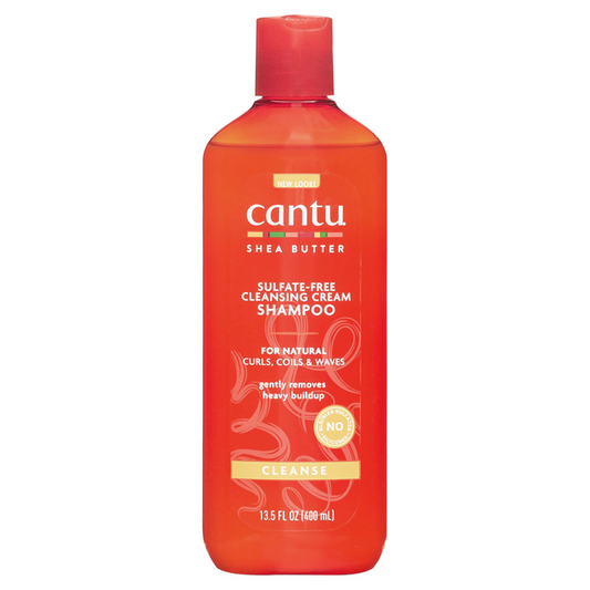 CANTU SHEA BUTTER SULFATE FREE CLEANSING CREAM SHAMPOO