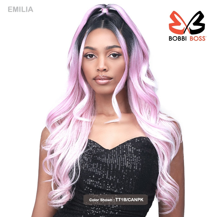 BOBBI BOSS WIG EMILIA MLF417 COLOR HLPURP/GRN