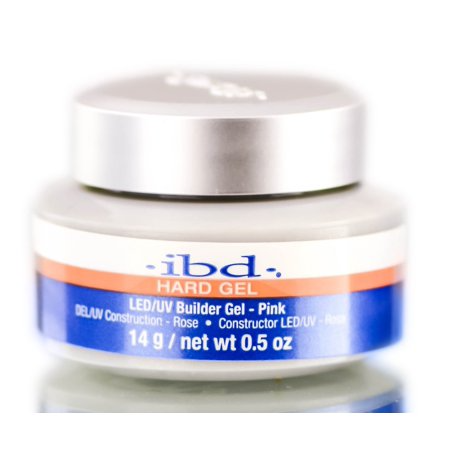 IBD HARD GEL LED/UV BUILDER 0.5 OZ PINK