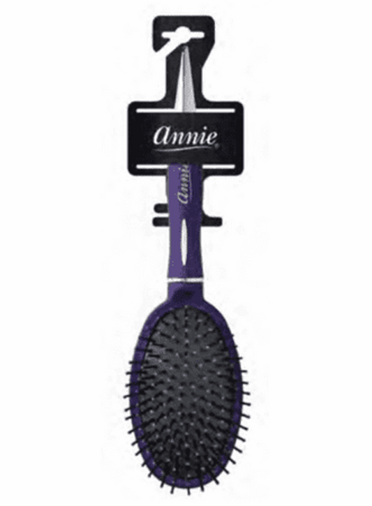 ANNIE HAIR BRUSH PURPLE OVAL