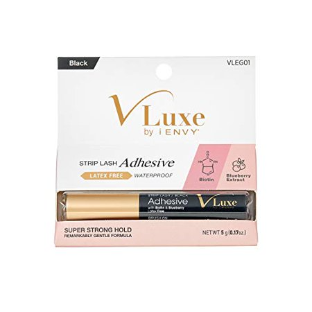 VLUXE STRIP LASH ADHESIVE BLACK VLEG01